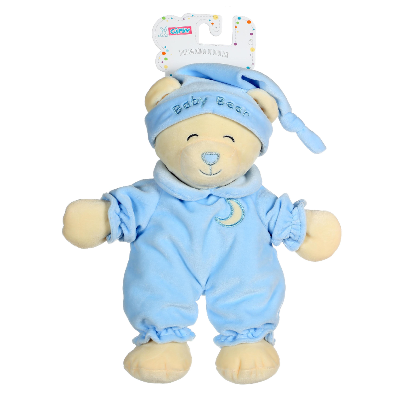  baby bear peluche ours bleu 30 cm 